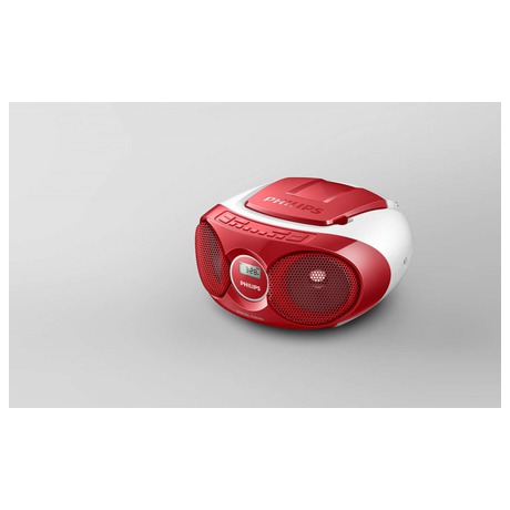 Radiopřijímač Philips AZ215R, červený - Philips AZ215R, červený (foto 3)