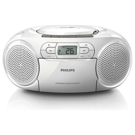 Radiomagnetofon s CD Philips AZ328 bílý - Philips AZ328, bílý (foto 4)