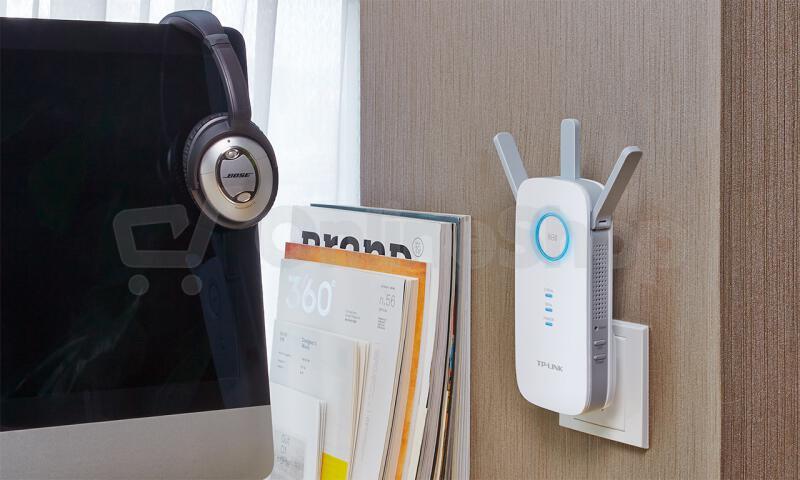 WiFi extender TP-Link RE450 AP/Extender/Repeater - AC1750 450/1300Mbps,1x LAN, EasyMesh
