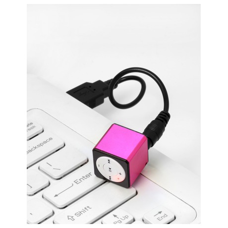 MP3 přehrávač Technaxx Mini Style (TX-52) - růžový - Technaxx Mini Style, růžový (foto 3)