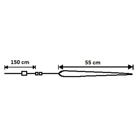 PADAJÍCÍ SNÍH - 1 trubice 55cm Massive 31400 - Massive 31400 (foto 1)