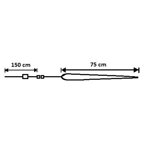 PADAJÍCÍ SNÍH - 1 trubicE 75 cm Massive 31417 - Massive 31417 (foto 1)