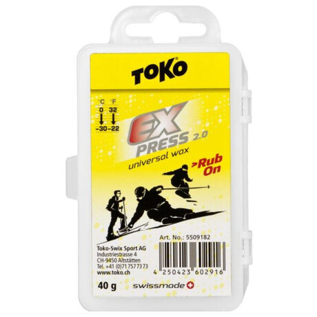 Toko skluzn vosk Express Racing Rub on 40g 40 g 2018-2019