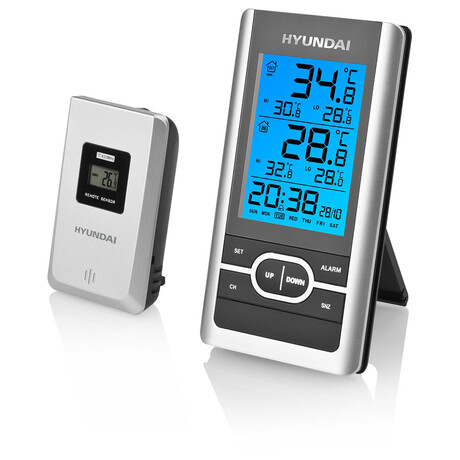 Meteostanice Hyundai WS 1070, ern/stbrn