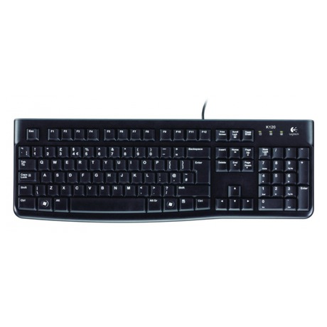 Klávesnice Logitech K120 Business CZ - černá - Logitech K120 CZ, černá (foto 1)