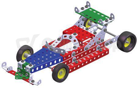 Stavebnice Merkur Toys 010 Formule, 10 modelů, 223 ks