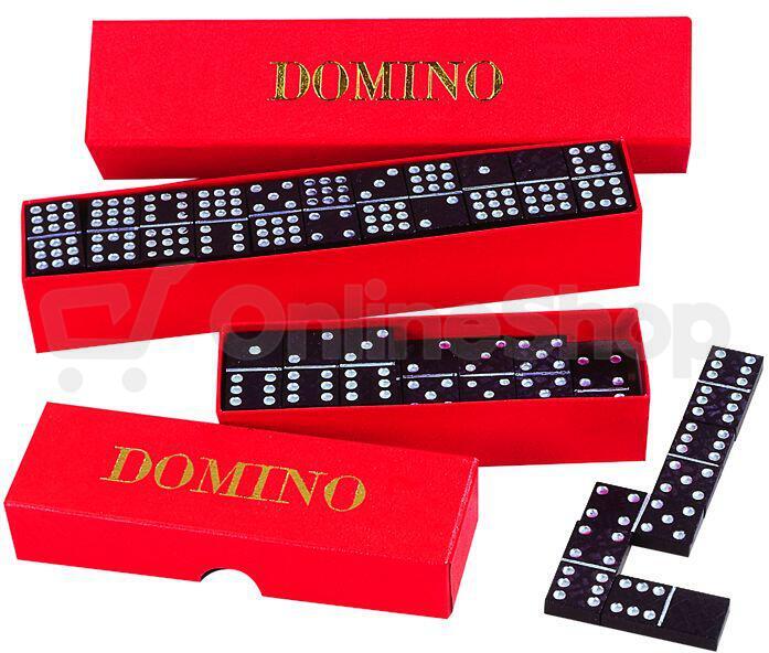 Společenská hra Detoa Domino dřevo 55ks