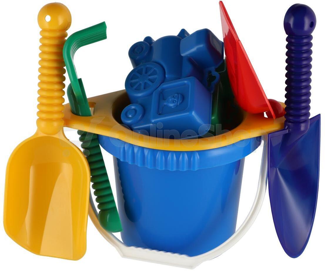 Kbelík Teddies sítko lopatka 2 bábovky