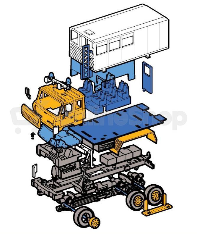 Stavebnice Seva Monti System MS 12 - Tatra Expedice 1:48