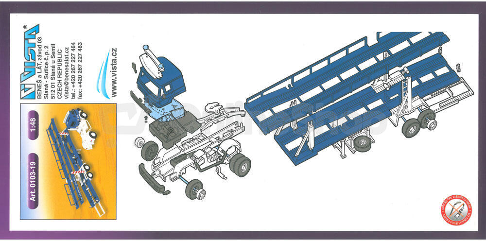 Stavebnice Seva Monti System MS 19 - Autotransport Liaz 1:48