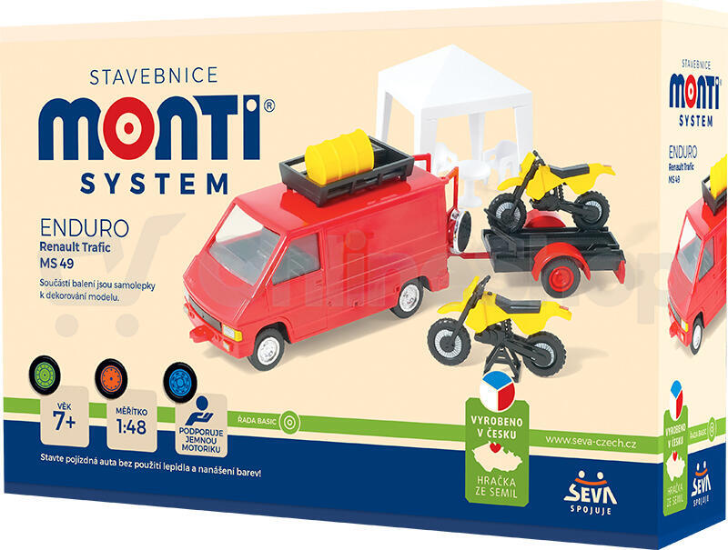 Stavebnice Seva Monti System MS 49 - Enduro Renault Trafic 1:35