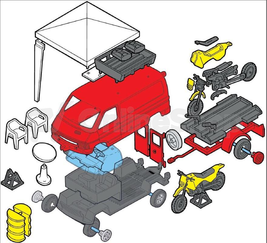 Stavebnice Seva Monti System MS 49 - Enduro Renault Trafic 1:35