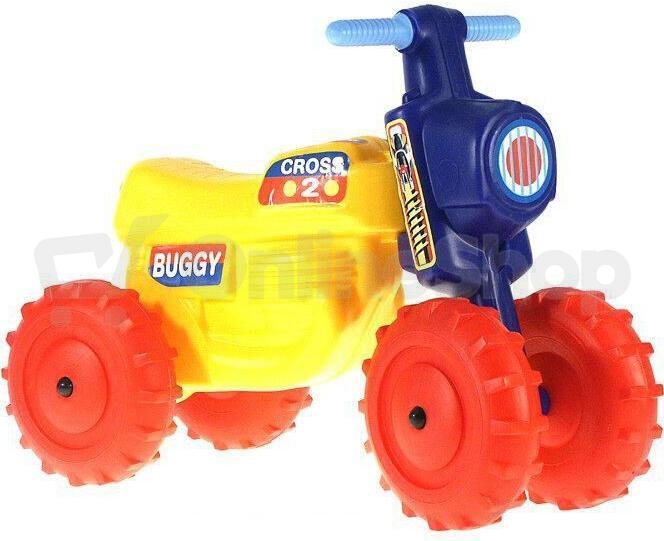 Odrážedlo Teddies CROSS 2 žluté