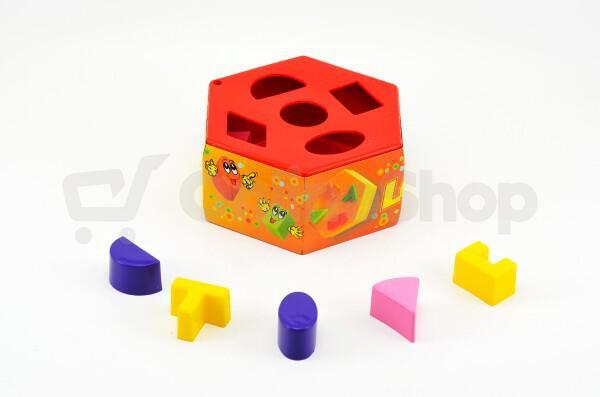 LORI Vkládačka šestihran plast 16x6cm 12m+