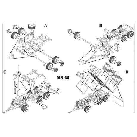 Stavebnice Seva Monti System MS 65 - Scania Tarmac 1:48