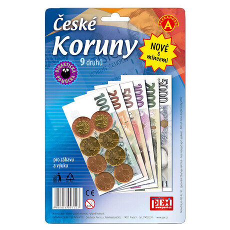 esk koruny penze + mince PEXI do hry