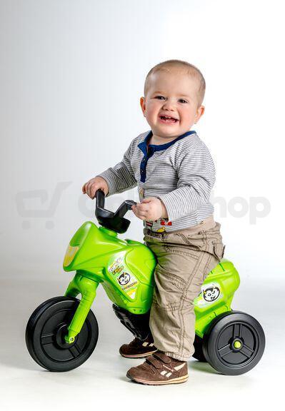 Odrážedlo Teddies Enduro Yupee zelené malé