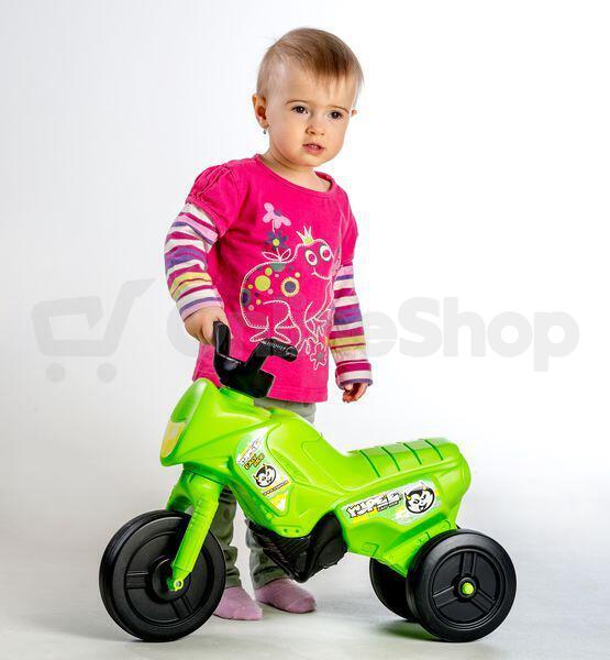 Odrážedlo Teddies Enduro Yupee zelené malé