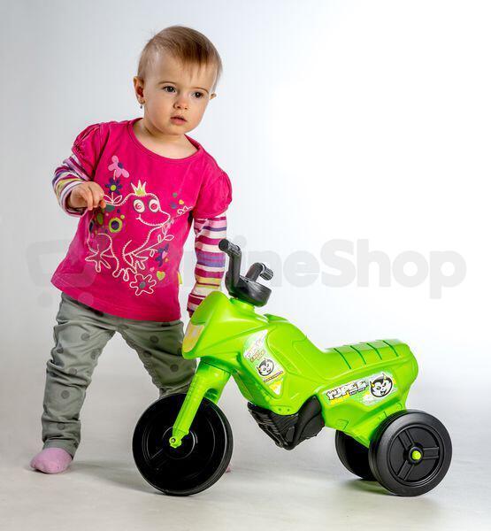 Odrážedlo Teddies Enduro Yupee zelené malé