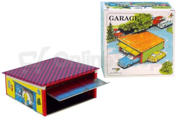 Garáž kov 15x6x13cm v krabičce Kovap