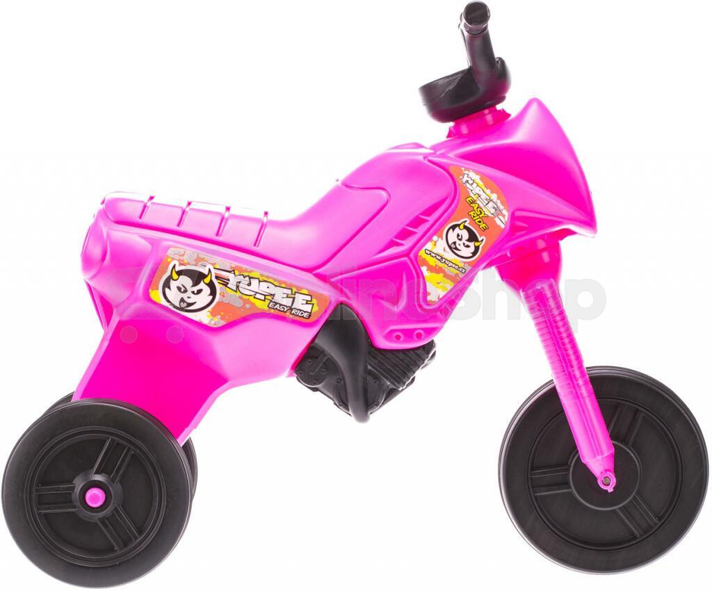 Odrážedlo Teddies Enduro Yupee růžové velké