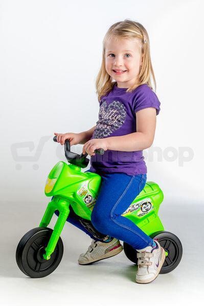 Odrážedlo Teddies Enduro Yupee zelené velké