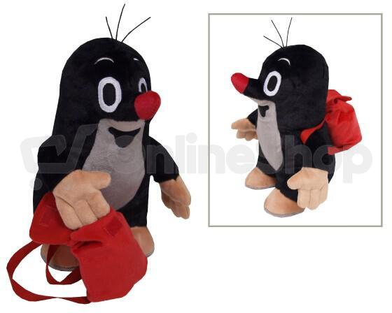 Moravská Ústředna Krtek s batohem plyš 20cm v sáčku