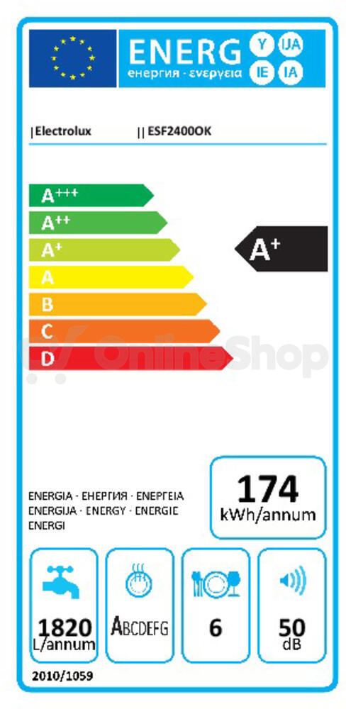 Myčka Electrolux ESF2400OK