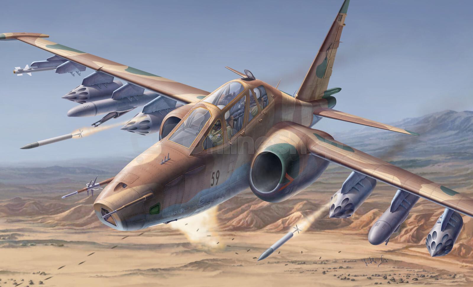 Model Směr Suchoj SU-25 UB/UBK