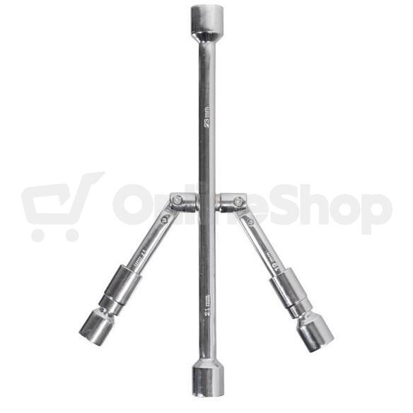 Klíč na kola COMPASS 17-19/21-23mm TÜV, GS