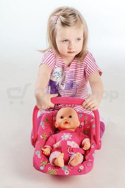 Nosítko autosedačka Teddies s látkovým potahem pro miminko/panenky