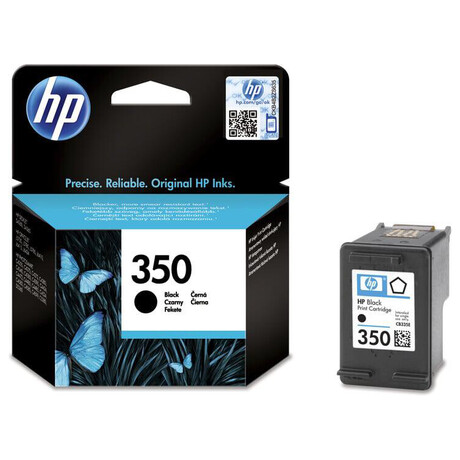 HP Inc. HP 350 Black Ink Cart, 4,5 ml, CB335EE (200 pages) (CB335EE#BA3)