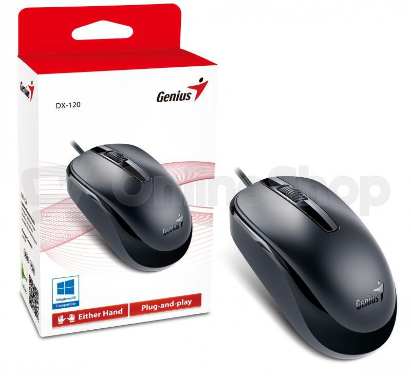 Myš Genius DX-120 / optická / 3 tlačítka / 1200dpi - černá