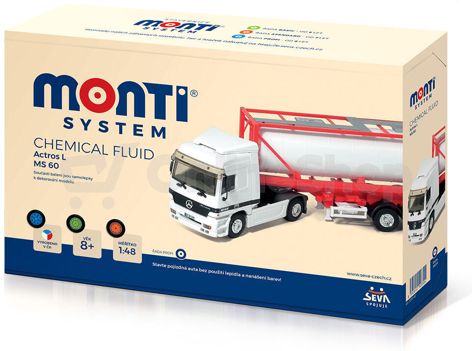 Stavebnice Seva Monti System MS 60 - Chemical Fluid Actros L MB 1:48