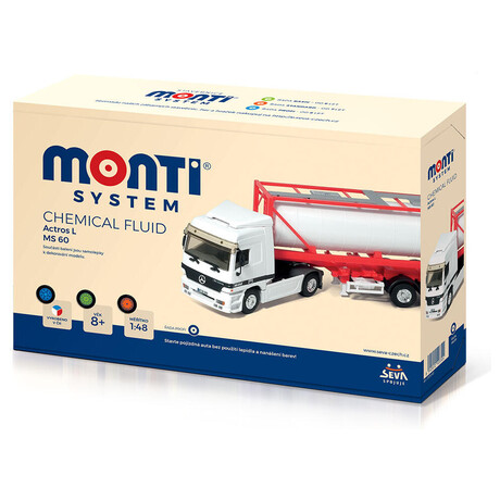 Stavebnice Seva Monti System MS 60 - Chemical Fluid Actros L MB 1:48