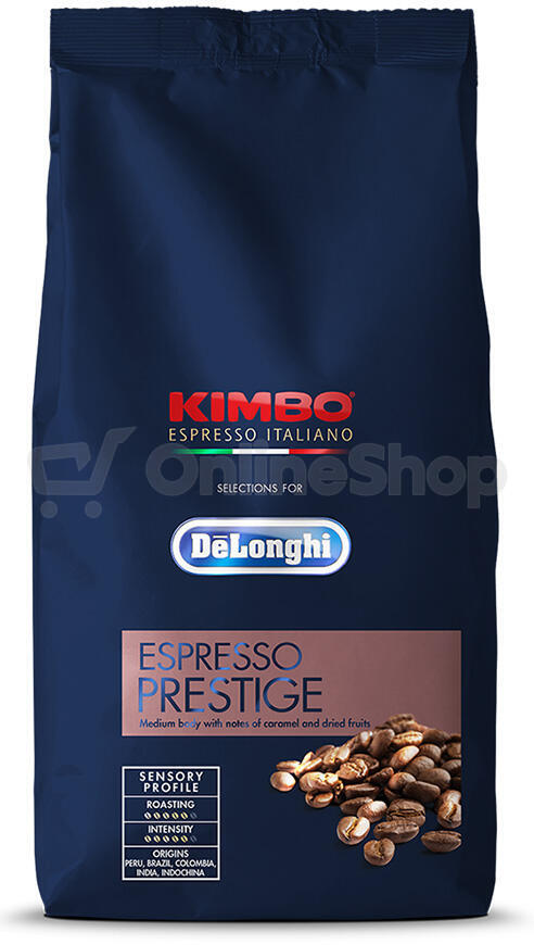 SET Káva DeLonghi Kimbo Prestige 1kg + DeLonghi EcoDecalk mini