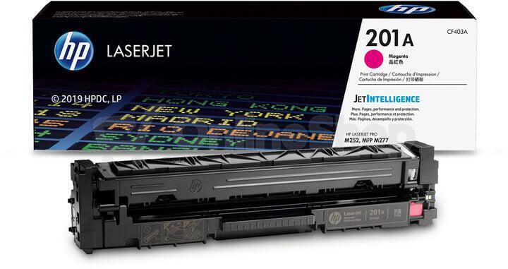 Toner HP 201A, 1 400 stran - purpurový