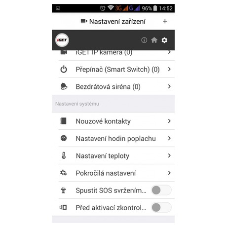 Alarm iGET SECURITY M3 - set
