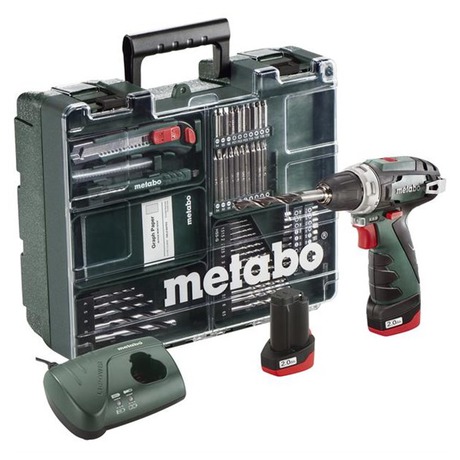 Aku vrtačka Metabo Power Maxx BS Basic  MD 2x2Ah - Metabo Power Maxx BS&nbsp;Basic MD&nbsp;600080880 (foto 2)
