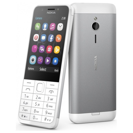 Nokia 230 Dual SIM, bílý (foto 1)