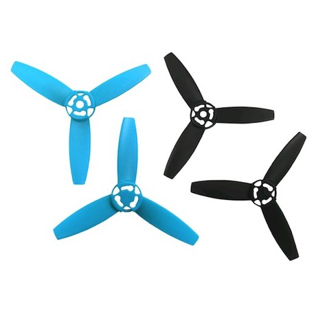 Parrot Bebop Drone sada vrtulí, modro/černé
