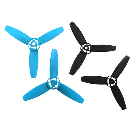 Parrot Bebop Drone sada vrtulí, modro/černé