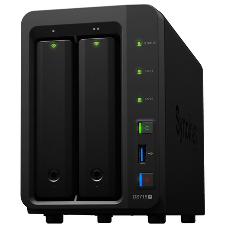 Datové uložiště (NAS) Synology DiskStation DS716+ - Synology DiskStation DS716+ (foto 1)