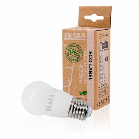 Žárovka LED Tesla mini globe, 6W, E27, teplá bílá - Tesla mini globe, 6W, E27, teplá bílá (foto 3)