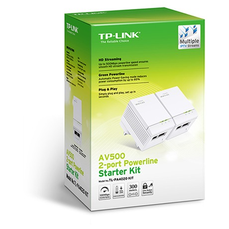 Síťový rozvod LAN po 230V TP-Link TL-PA4020KIT Starter Kit - TP-Link TL-PA4020KIT Starter Kit (foto 2)