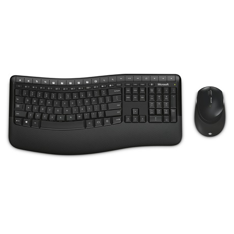 Klávesnice s myší Microsoft Wireless Comfort Desktop 5050, ENG - černá