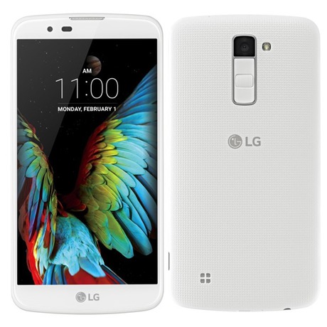 Mobilní telefon LG K10 LTE (LG-K420N) - bílý - LG K10 LTE -&nbsp;bílý (foto 1)