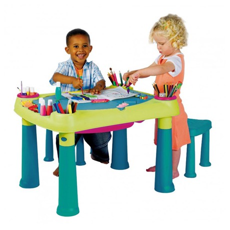 Dětský stoleček Keter Creative Play - modré