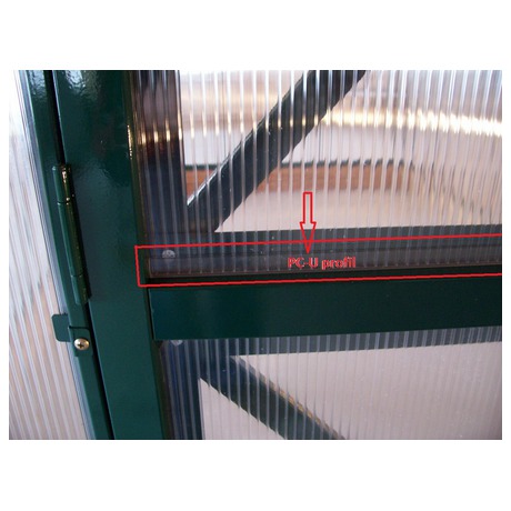 PC U-profily 4 mm pro skleník LANITPLAST DODO 8x10 - LanitPlast DODO 8x10 (foto 1)