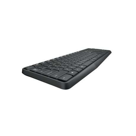 Klávesnice s myší Logitech Wireless Combo MK235, CZ layout - černá - Logitech Wireless Combo MK235, CZ&nbsp;- šedá (foto 5)